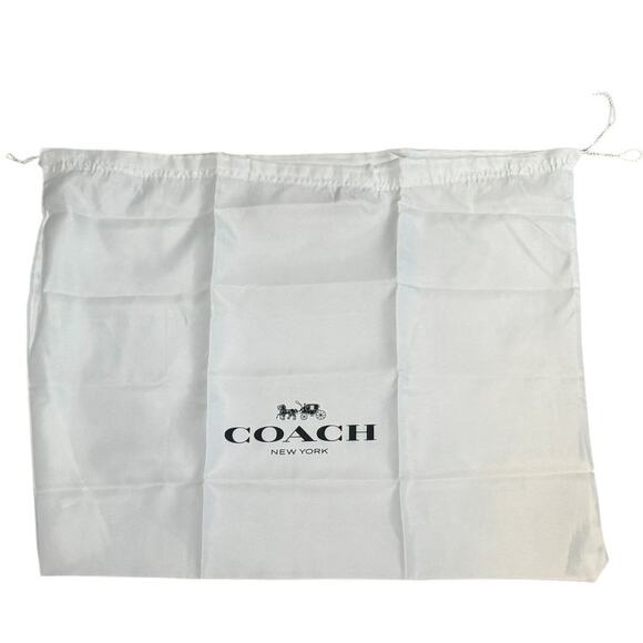 Coach Drawstring Satin Dust Bag Measures 23.5” x 19” - Picture 1 of 1